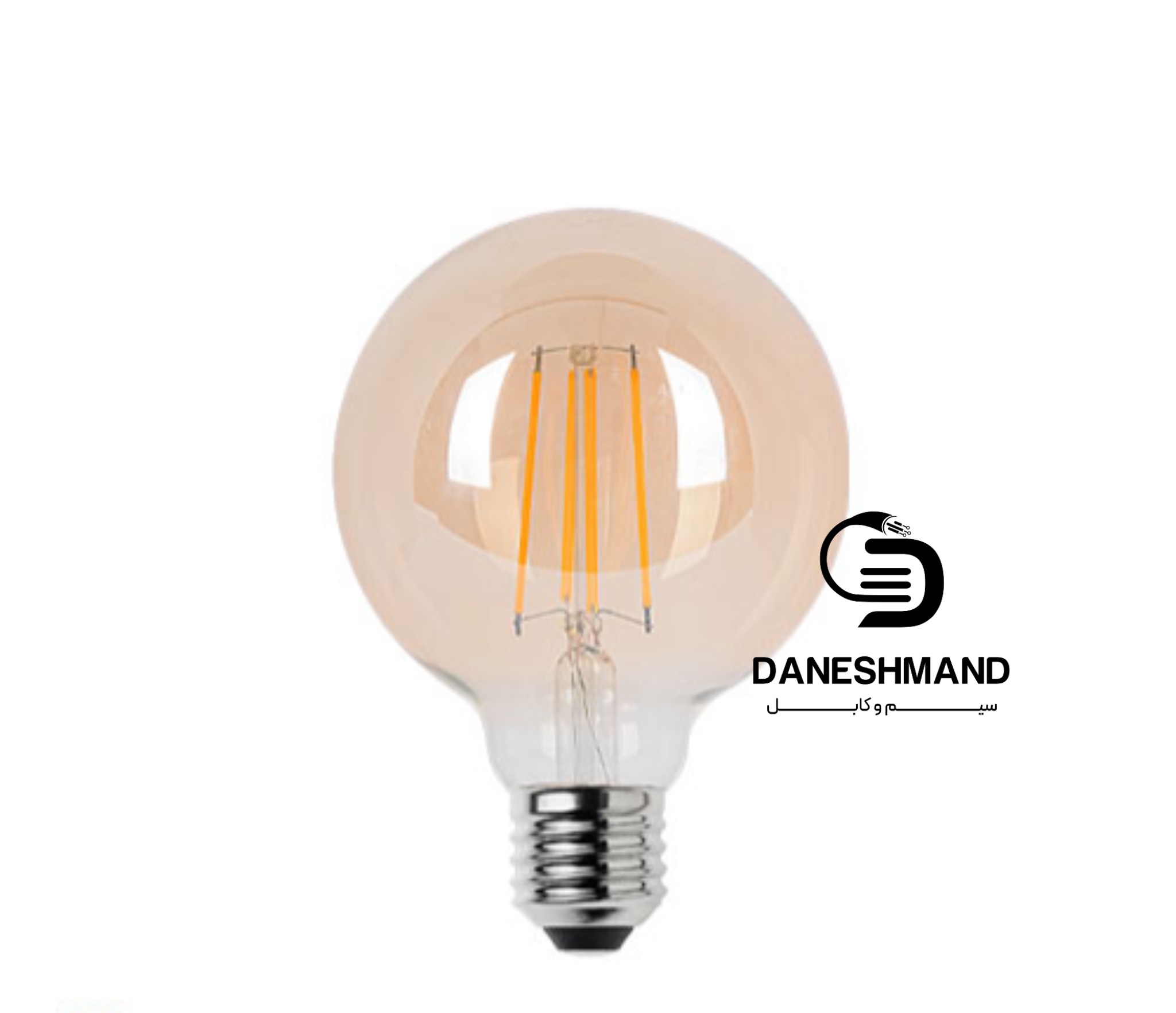 لامپ گرد فلامنت 4 وات G95