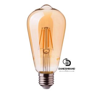 لامپ فلامنت 4 وات مدل گلابی st64