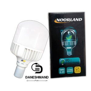 لامپ 100 استوانه وات برند نورلند
