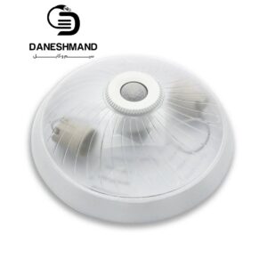 سنسور 360 درجه سقفی روکار 2 لامپ برند ستاره درخشان پلاستیکی