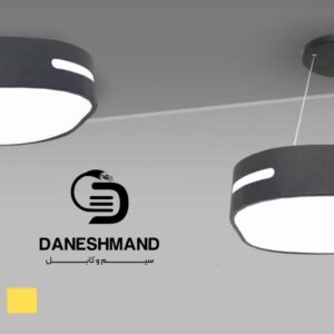 آویز مربع مدرن قطر 50 سانت