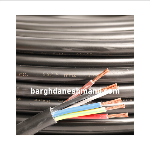 کابل 5رشته 3 فاز 2/5*5 صادراتی مشهد - تصویر 3