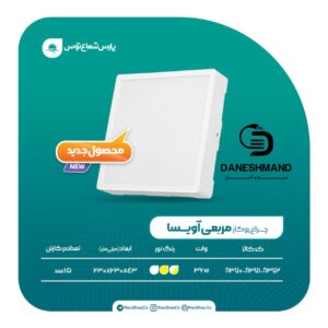 چراغ مربع روکار 50 وات آویسا پارس شعاع توس